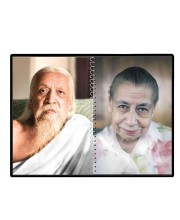 Sri Aurobindo & Mira Alfassa Laminated Photo - 13x15 Inches, Divine Blessings For Home & Office And Temple Decoration (F16308)