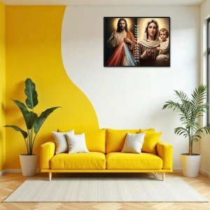 Jesus Lady Of FatimaLaminated Photo - 9x11 Inches, Divine Blessings For Home & Office And Temple Decoration (F16232) Jesus Lady Of FatimaLaminated Photo - 9x11 Inches, Divine Blessings For Home & Office And Temple Decoration (F16232)