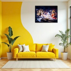 Lord Vishnu Laminated Photo - 11x13 Inches, Divine Blessings For Home & Office And Temple Decoration (F16095) Lord Vishnu Laminated Photo - 11x13 Inches, Divine Blessings For Home & Office And Temple Decoration (F16095)