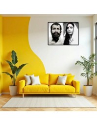 Maa Sarada Devi Laminated Photo - 9x11 Inches, Divine Blessings For Home & Office And Temple Decoration (F16162)