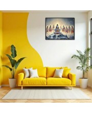 Lord Shiva Laminated Photo - 11x13 Inches, Divine Blessings For Home & Office And Temple Decoration (F16096)