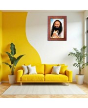 Sri Sri Ravi Shankar Photo Frame 10x14 Inch Religious Wall & Table Decor Frame | Sri Sri Ravi Shankar Spiritual Photo Frame For Home, Temple & Office | Decorative Hindu God & Goddess Frame (Pack O