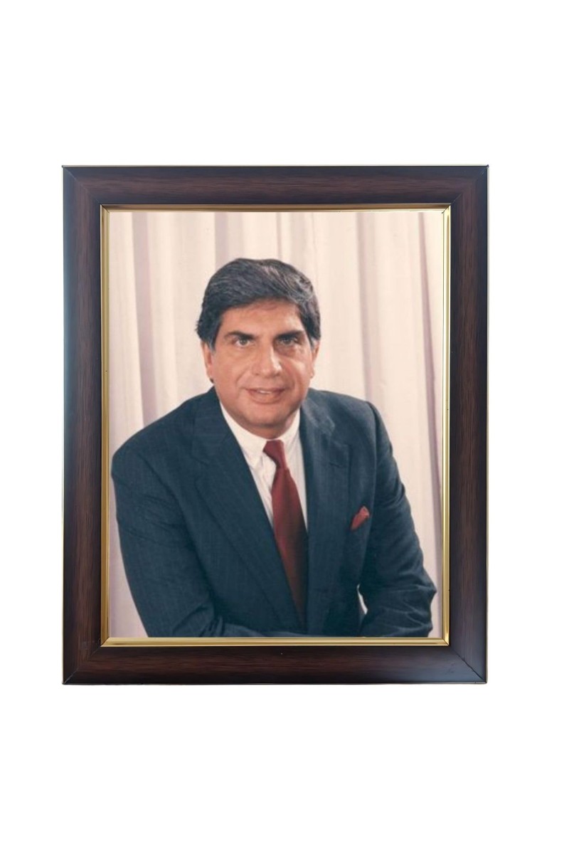 Hitech Sales Ratan Tata The Owner of Tata Company Photo Frame for Pooja Room, Temple Decor, Home Decoration and Gift