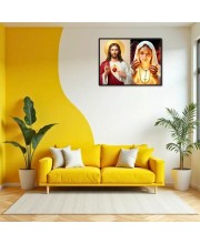 Jesus Christ-Immaculate Conception Laminated Photo - 7x9 Inches, Divine Blessings For Home & Office And Temple Decoration (F16436)