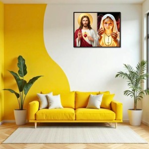 Jesus Christ-Immaculate Conception Laminated Photo - 7x9 Inches, Divine Blessings For Home & Office And Temple Decoration (F16436) Jesus Christ-Immaculate Conception Laminated Photo - 7x9 Inches, Divine Blessings For Home & Office And Temple Decoration (F16436)