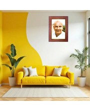 Swami Sivananda Photo Frame 10x14 Inch Religious Wall & Table Decor Frame | Swami Sivananda Spiritual Photo Frame For Home, Temple & Office | Decorative Hindu God & Goddess Frame (Pack Of 1) (F184