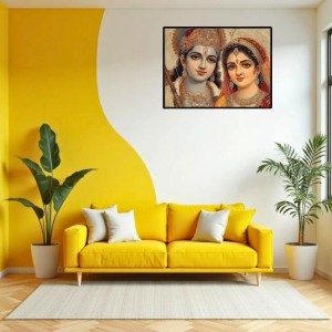 Lord RadhaKrishna Laminated Photo - 5x7 Inches, Divine Blessings For Home & Office And Temple Decoration (F16081) Lord RadhaKrishna Laminated Photo - 5x7 Inches, Divine Blessings For Home & Office And Temple Decoration (F16081)