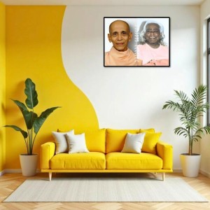 Swami Sivananda Swami Sacchidanandaji Laminated Photo - 11x13 Inches, Divine Blessings For Home & Office And Temple Decoration (F16155) Swami Sivananda Swami Sacchidanandaji Laminated Photo - 11x13 Inches, Divine Blessings For Home & Office And Temple Decoration (F16155)