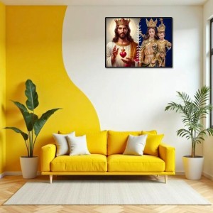 Jesus Lady Of Velankanni Laminated Photo - 9x11 Inches, Divine Blessings For Home & Office And Temple Decoration (F16197) Jesus Lady Of Velankanni Laminated Photo - 9x11 Inches, Divine Blessings For Home & Office And Temple Decoration (F16197)