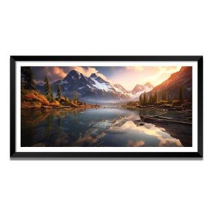 Nature Landscape Floating Frame Scenery Digital Print - (I5551) - 18x36 inch Modern Nature Wall Art for Living Room, Bedroom, Office, Hotels, Drawing Room Nature Landscape Floating Frame Scenery Digital Print - (I5551) - 18x36 inch Modern Nature Wall Art for Living Room, Bedroom, Office, Hotels, Drawing Room