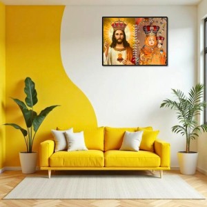 Jesus Lady Of Velankanni Laminated Photo - 9x11 Inches, Divine Blessings For Home & Office And Temple Decoration (F16202) Jesus Lady Of Velankanni Laminated Photo - 9x11 Inches, Divine Blessings For Home & Office And Temple Decoration (F16202)