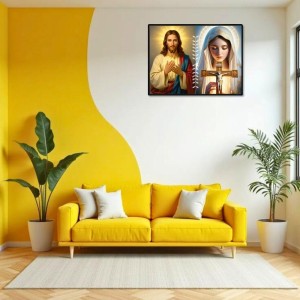 Jesus Christ - Our Lady Of Perpetual Help Laminated Photo - 11x13 Inches, Divine Blessings For Home & Office And Temple Decoration (F16267) Jesus Christ - Our Lady Of Perpetual Help Laminated Photo - 11x13 Inches, Divine Blessings For Home & Office And Temple Decoration (F16267)