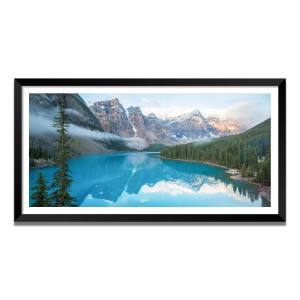 Nature Landscape Floating Frame Scenery Digital Print - (I5605) - 18x36 inch Modern Nature Wall Art for Living Room, Bedroom, Office, Hotels, Drawing Room Nature Landscape Floating Frame Scenery Digital Print - (I5605) - 18x36 inch Modern Nature Wall Art for Living Room, Bedroom, Office, Hotels, Drawing Room