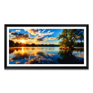 Nature Landscape Floating Frame Scenery Digital Print - (I5808) - 12x24 inch Modern Nature Wall Art for Living Room, Bedroom, Office, Hotels, Drawing Room Nature Landscape Floating Frame Scenery Digital Print - (I5808) - 12x24 inch Modern Nature Wall Art for Living Room, Bedroom, Office, Hotels, Drawing Room
