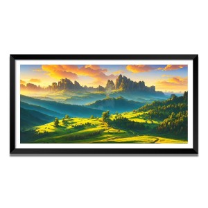 Nature Landscape Floating Frame Scenery Digital Print - (I5596) - 24x48 inch Modern Nature Wall Art for Living Room, Bedroom, Office, Hotels, Drawing Room Nature Landscape Floating Frame Scenery Digital Print - (I5596) - 24x48 inch Modern Nature Wall Art for Living Room, Bedroom, Office, Hotels, Drawing Room
