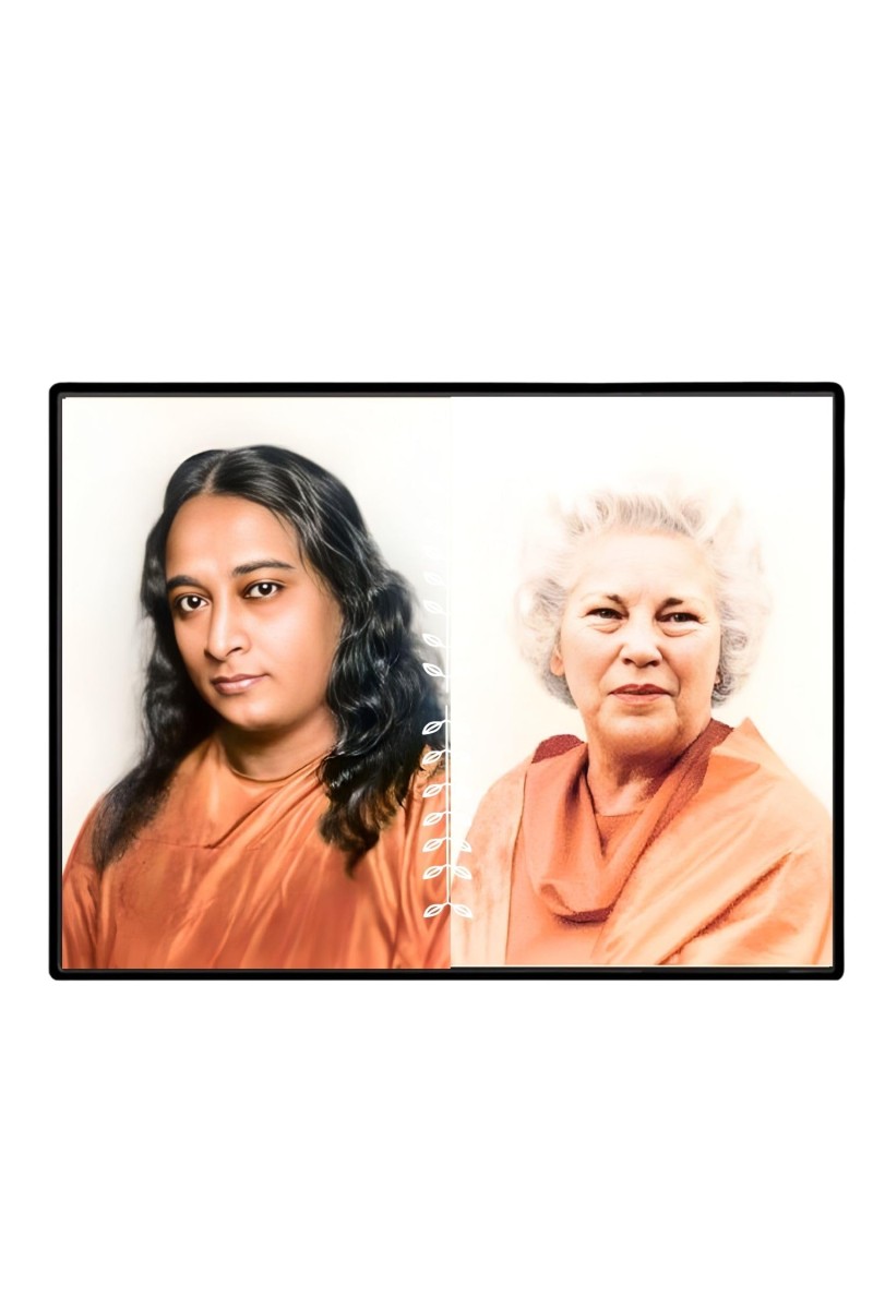 Paramahansa YoganandaSri Daya Mata Laminated Photo - 7x9 Inches, Divine Blessings For Home & Office And Temple Decoration (F16172)