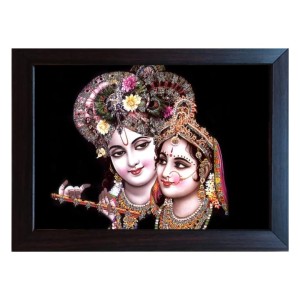Hitech Radha Krishna Photo Frame Radhakrishna Wall Painting Laminated photo frame for temple, Study & living room, gifts (Pvc Frame and Front face - Glass, 8 x 6 inch) Hitech Radha Krishna Photo Frame Radhakrishna Wall Painting Laminated photo frame for temple, Study & living room, gifts (Pvc Frame and Front face - Glass, 8 x 6 inch)