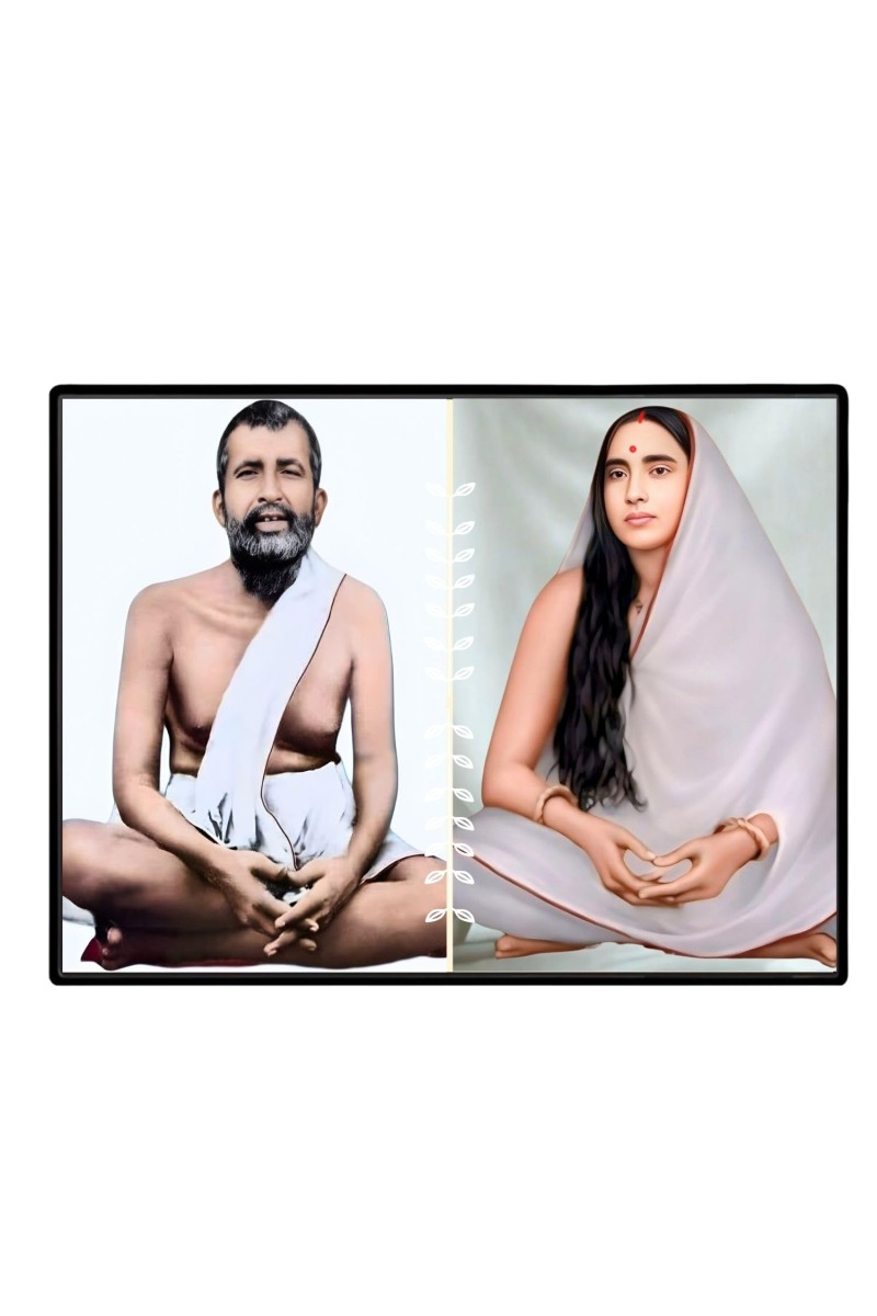 Maa SaradaSarada Devi Laminated Photo - 7x9 Inches, Divine Blessings For Home & Office And Temple Decoration (F16164)
