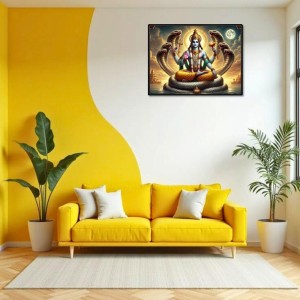Lord Vishnu Laminated Photo - 5x7 Inches, Divine Blessings For Home & Office And Temple Decoration (F16061) Lord Vishnu Laminated Photo - 5x7 Inches, Divine Blessings For Home & Office And Temple Decoration (F16061)