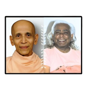 Swami Sivananda Swami Sacchidanandaji Laminated Photo - 11x13 Inches, Divine Blessings For Home & Office And Temple Decoration (F16155) Swami Sivananda Swami Sacchidanandaji Laminated Photo - 11x13 Inches, Divine Blessings For Home & Office And Temple Decoration (F16155)