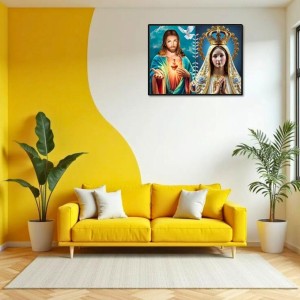 Jesus Christ-Immaculate Conception Laminated Photo - 7x9 Inches, Divine Blessings For Home & Office And Temple Decoration (F16277) Jesus Christ-Immaculate Conception Laminated Photo - 7x9 Inches, Divine Blessings For Home & Office And Temple Decoration (F16277)