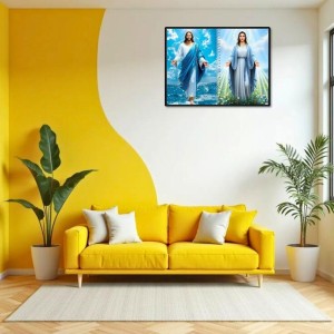 Jesus Christ-Immaculate Conception Laminated Photo - 7x9 Inches, Divine Blessings For Home & Office And Temple Decoration (F16439) Jesus Christ-Immaculate Conception Laminated Photo - 7x9 Inches, Divine Blessings For Home & Office And Temple Decoration (F16439)