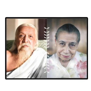 Sri Aurobindo & The Mother Laminated Photo - 7x9 Inches, Divine Blessings For Home & Office And Temple Decoration (F16153) Sri Aurobindo & The Mother Laminated Photo - 7x9 Inches, Divine Blessings For Home & Office And Temple Decoration (F16153)