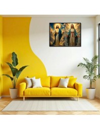 Jesus Christ - Immaculate Conception Laminated Photo - 13x15 Inches, Divine Blessings For Home & Office And Temple Decoration (F16444)