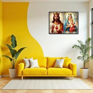 Jesus Lady Of FatimaLaminated Photo - 9x11 Inches, Divine Blessings For Home & Office And Temple Decoration (F16231) Jesus Lady Of FatimaLaminated Photo - 9x11 Inches, Divine Blessings For Home & Office And Temple Decoration (F16231)