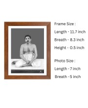 Sri Sri Anukul Chandra Thakur Black and white Photo |Divine Spiritual Wall Art for Home & Worship|deal for Meditation, Home, or Temple |Spiritual Wall Hanging for Pooja Rooms & Gifts