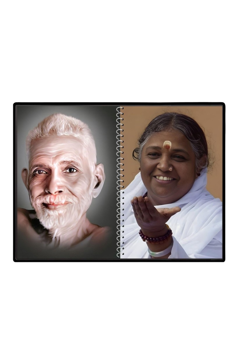 Sri Ramana Maharshi & Mother (Ammal) Laminated Photo - 7x9 Inches, Divine Blessings For Home & Office And Temple Decoration (F16316)