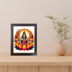 Hitech Sales Mahadev Shiv Ji Photo Frame for Pooja Room, Temple Decor, Home Decoration and Gift(Wall and Tabletop, Rectangular, Polystyrene Frame, Printed Photo, 24 x 29 cm, Black) Hitech Sales Mahadev Shiv Ji Photo Frame for Pooja Room, Temple Decor, Home Decoration and Gift(Wall and Tabletop, Rectangular, Polystyrene Frame, Printed Photo, 24 x 29 cm, Black)