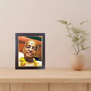 Hitech Sales Bhakti vedanta swami Prabhupada Standing Photo Frame for Pooja Room, Temple Decor, Home Decoration and Gift Hitech Sales Bhakti vedanta swami Prabhupada Standing Photo Frame for Pooja Room, Temple Decor, Home Decoration and Gift