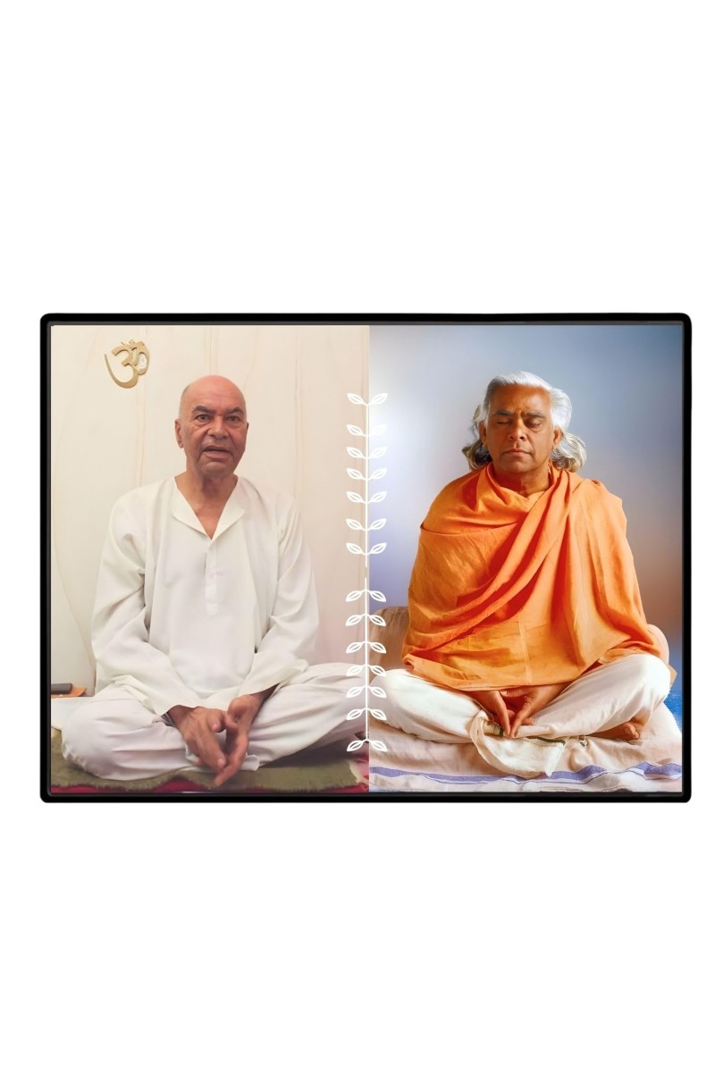 Swami Sivananda Swami Sacchidanandaji Laminated Photo - 13x15 Inches, Divine Blessings For Home & Office And Temple Decoration (F16154)