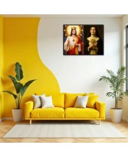 Immaculate Heart Of Mary Laminated Photo - 9x11 Inches, Divine Blessings For Home & Office And Temple Decoration (F16448)