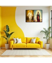 Jesus Christ-Immaculate Conception Laminated Photo - 7x9 Inches, Divine Blessings For Home & Office And Temple Decoration (F16274)