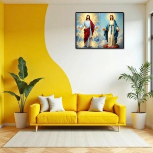 Jesus Christ-Immaculate Conception Laminated Photo - 7x9 Inches, Divine Blessings For Home & Office And Temple Decoration (F16442) Jesus Christ-Immaculate Conception Laminated Photo - 7x9 Inches, Divine Blessings For Home & Office And Temple Decoration (F16442)