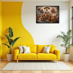 Lord Vishnu Laminated Photo - 5x7 Inches, Divine Blessings For Home & Office And Temple Decoration (F16067) Lord Vishnu Laminated Photo - 5x7 Inches, Divine Blessings For Home & Office And Temple Decoration (F16067)