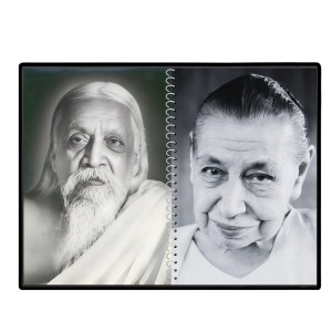 Sri Aurobindo & Mira Alfassa Laminated Photo - 5x7 Inches, Divine Blessings For Home & Office And Temple Decoration (F16306)
