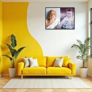 Sri Aurobindo & The Mother Laminated Photo - 9x11 Inches, Divine Blessings For Home & Office And Temple Decoration (F16148) Sri Aurobindo & The Mother Laminated Photo - 9x11 Inches, Divine Blessings For Home & Office And Temple Decoration (F16148)