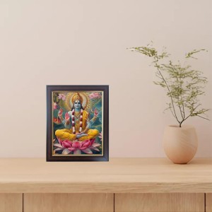 Hitech Sales Shri Bishnu Dev Photo Frame for Pooja Room, Temple Decor, Home Decoration and Gift (Wall and Tabletop, Rectangular, Polystyrene Frame, Printed Photo, 24 x 29 cm, Black) Hitech Sales Shri Bishnu Dev Photo Frame for Pooja Room, Temple Decor, Home Decoration and Gift (Wall and Tabletop, Rectangular, Polystyrene Frame, Printed Photo, 24 x 29 cm, Black)