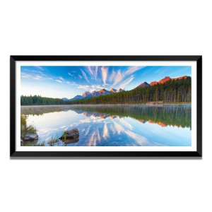 Nature Landscape Floating Frame Scenery Digital Print - (I5849) - 24x36 inch Modern Nature Wall Art for Living Room, Bedroom, Office, Hotels, Drawing Room