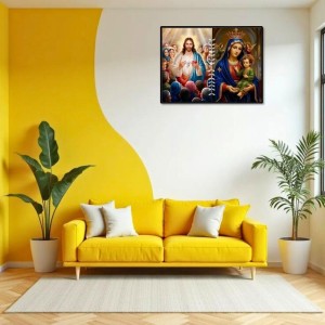 Jesus Lady Of Velankanni Laminated Photo - 9x11 Inches, Divine Blessings For Home & Office And Temple Decoration (F16210) Jesus Lady Of Velankanni Laminated Photo - 9x11 Inches, Divine Blessings For Home & Office And Temple Decoration (F16210)