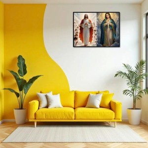 Jesus Christ-Immaculate Conception Laminated Photo - 7x9 Inches, Divine Blessings For Home & Office And Temple Decoration (F16272) Jesus Christ-Immaculate Conception Laminated Photo - 7x9 Inches, Divine Blessings For Home & Office And Temple Decoration (F16272)
