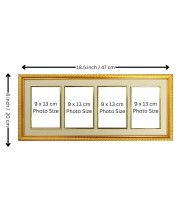 HiTechMart Spiritual Framed Photo of Sri Ramakrishna, Sarada Devi, Swami Vivekananda & Goddess Kali | Gold-Plated Divine Wall Decor for Home & Temple | Meditation & Devotional Gift