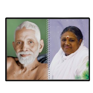 Sri Ramana Maharshi & Mother (Ammal) Laminated Photo - 9x11 Inches, Divine Blessings For Home & Office And Temple Decoration (F16315)