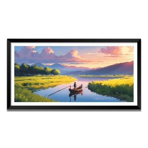 Nature Landscape Floating Frame Scenery Digital Print - (I5571) - 12x24 inch Modern Nature Wall Art for Living Room, Bedroom, Office, Hotels, Drawing Room Nature Landscape Floating Frame Scenery Digital Print - (I5571) - 12x24 inch Modern Nature Wall Art for Living Room, Bedroom, Office, Hotels, Drawing Room