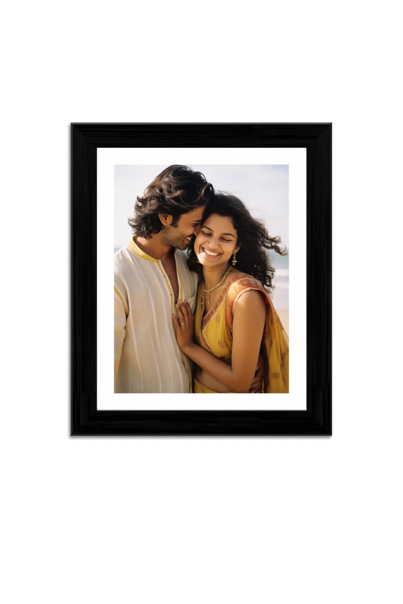 Romantic Couple Colored Photo | Wall Art for Home Decoration |