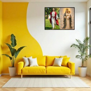 Jesus Immaculate Heart Of Mary Laminated Photo - 5x7 Inches, Divine Blessings For Home & Office And Temple Decoration (F16245) Jesus Immaculate Heart Of Mary Laminated Photo - 5x7 Inches, Divine Blessings For Home & Office And Temple Decoration (F16245)