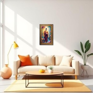 Serene Buddha Digital Golden Balck Color Photo Frame | Hindu Religious Wall Decor | 14x20 Inches - Inspirational Wall Art For Office, Home Decor - Ideal Spiritual Gift (F16482) Serene Buddha Digital Golden Balck Color Photo Frame | Hindu Religious Wall Decor | 14x20 Inches - Inspirational Wall Art For Office, Home Decor - Ideal Spiritual Gift (F16482)